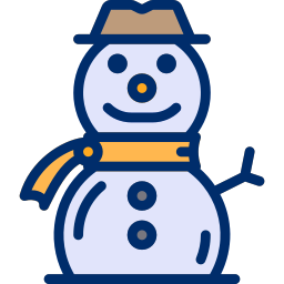 Muñeco de nieve icono