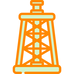Torre de óleo Ícone