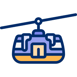 kabine der seilbahn icon