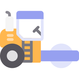 Road roller icon