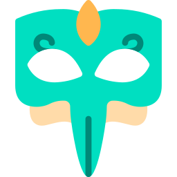 Carnival mask icon