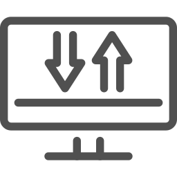 transferencia de datos icono