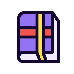bloc de dibujo icono