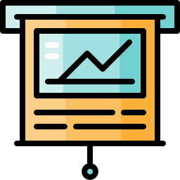 Business presentation icon