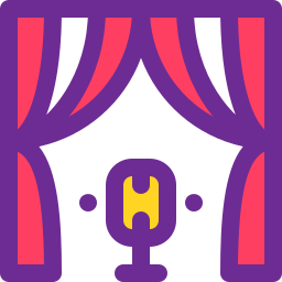 Talk show icono