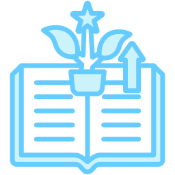 crecimiento de la educación icono