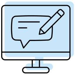artículo de blog icono