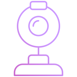 cámara web icono