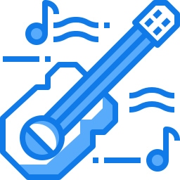 chitarra acustica icona
