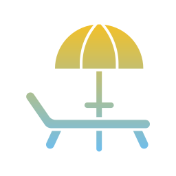 Summer umbrella icon