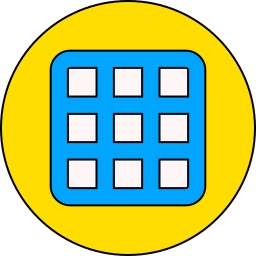 cuadrícula activa icono