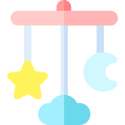 Baby mobile icon