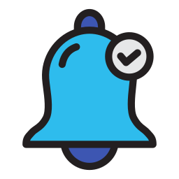 campana de notificación icono