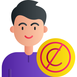 derechos de autor icono