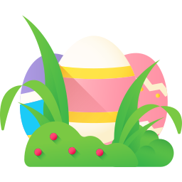 Huevos de pascua icono