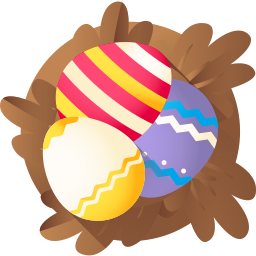 Easter eggs icon