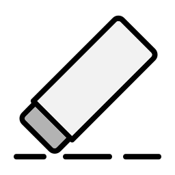 borrador borrar icono