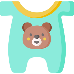 Baby clothes icon