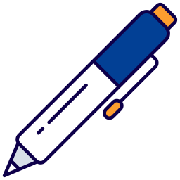 pluma fuente icono