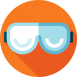 Safety glasses icon