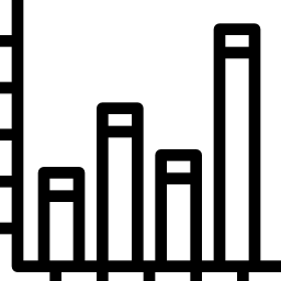 gráfico de barras Ícone