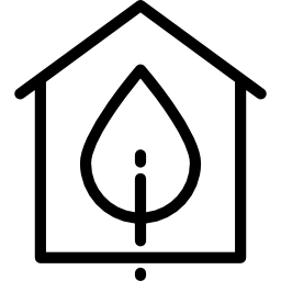 Eco house icon