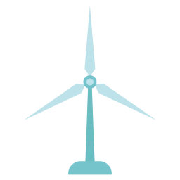 turbina de viento icono
