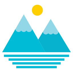 montañas icono
