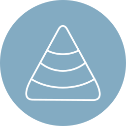 Candy corn icon