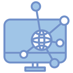 monitoreo de red icono