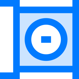 raggio blu icona