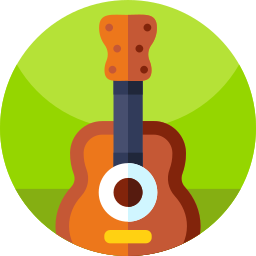 Guitarra acústica icono