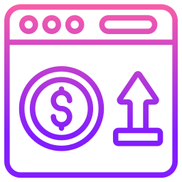 monetización icono
