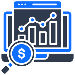investigación de mercado icono
