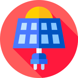 Solar panel icon