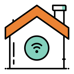 casa inteligente icono