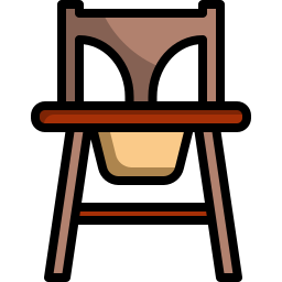 krzesełko dla dziecka ikona