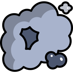 Contaminación atmosférica icono