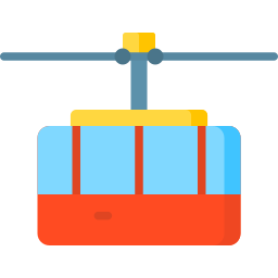 kabine der seilbahn icon