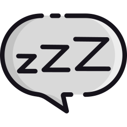 Dormido icono