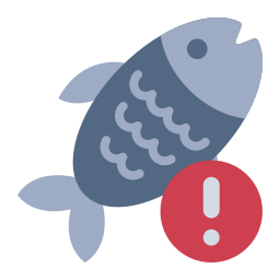 alergia al pescado icono