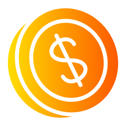 dólar icono