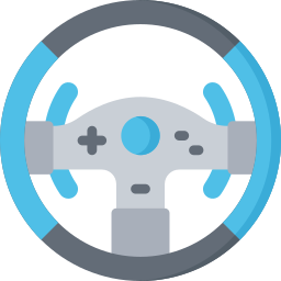 Steering wheel icon