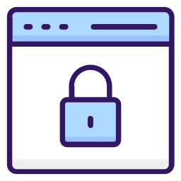 seguridad web icono