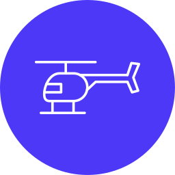 helicóptero icono