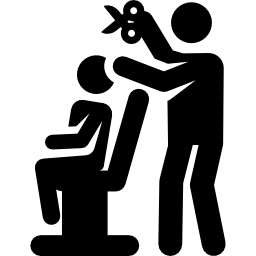 Hair cut icon