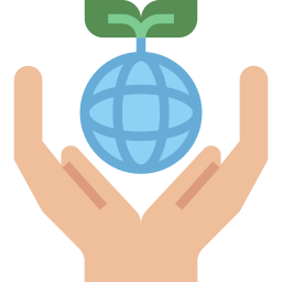 Earth globe icon