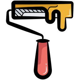 Paint roller ikon