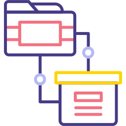 transferencia de datos icono