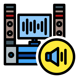 sistema de sonido icono